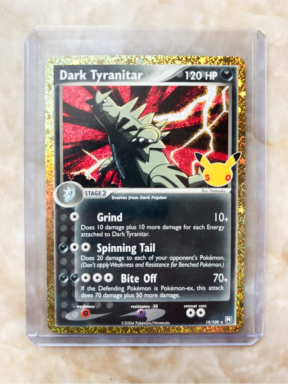 Make offer!! - Pokemon 30th Celebration Classic Dark Tyranitar - NM Pack Fresh